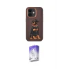 ieg™ iPhone 11 Kılıf Nova Form Koleksiyonu - Siyah Bilvis 5in1 3D Magic Cam Ekran Koruyucu