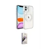 ieg™ iPhone 11 Kılıf Nova Işık Özel Seri - Siyah Bilvis 3D Mat Cam Ekran Koruyucu