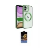 ieg™ iPhone 11 Kılıf Nova Işık Özel Seri - Siyah Buffer Hayalet Cam Ekran Koruyucu