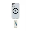 ieg™ iPhone 11 Kılıf Pusula Form - Şeffaf Pasifik Cam Ekran Koruyucu