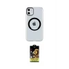 ieg™ iPhone 11 Kılıf Pusula Form - Siyah Buffer Cam Ekran Koruyucu