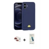 ieg™ iPhone 11 Kılıf Vadi Çizgi Prime - Şeffaf Pasifik Cam Ekran Koruyucu + Pers Alüminyum Kamera Lens - KI