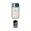 ieg™ iPhone 11 Kılıf Vadi Çizgi - Siyah Buffer Hayalet Cam Ekran Koruyucu