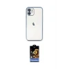 ieg™ iPhone 11 Kılıf Vadi Minimal - Siyah Buffer Hayalet Cam Ekran Koruyucu
