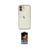 ieg™ iPhone 11 Kılıf Vadi Minimal - Siyah Buffer Hayalet Cam Ekran Koruyucu