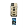 ieg™ iPhone 11 Pro Kılıf Ahenk Klasik - Siyah 34D Izgaralı Cam