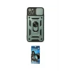 ieg™ iPhone 11 Pro Kılıf Ahenk Klasik - Siyah 34D Izgaralı Cam