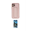 ieg™ iPhone 11 Pro Kılıf Akış Doku - Siyah 34D Izgaralı Cam