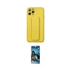 ieg™ iPhone 11 Pro Kılıf Akış Doku - Siyah 34D Izgaralı Cam