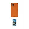 ieg™ iPhone 11 Pro Kılıf Akış Doku - Siyah 34D Izgaralı Cam