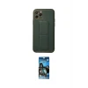 ieg™ iPhone 11 Pro Kılıf Akış Doku - Siyah 34D Izgaralı Cam