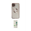 ieg™ iPhone 11 Pro Kılıf Pusula Form - Siyah 20D Premium Cam Ekran Koruyucu