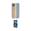 ieg™ iPhone 11 Pro Kılıf Yadigar Çizgi - Siyah 34D Izgaralı Cam