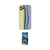 ieg™ iPhone 11 Pro Kılıf Yadigar Çizgi - Siyah 34D Izgaralı Cam