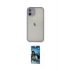 ieg™ iPhone 11 Pro Max Kılıf Ahenk Çizgi Serisi - Siyah 34D Izgaralı Cam