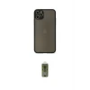 ieg™ iPhone 11 Pro Max Kılıf Ahenk Çizgi Serisi - Siyah Joko Magic 5D Hayalet Cam