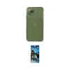 ieg™ iPhone 11 Pro Max Kılıf Ahenk Doku - Siyah 34D Izgaralı Cam