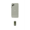 ieg™ iPhone 11 Pro Max Kılıf Ahenk Doku - Siyah Joko Magic 5D Hayalet Cam