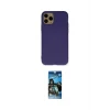 ieg™ iPhone 11 Pro Max Kılıf Ahenk Serisi - Siyah 34D Izgaralı Cam