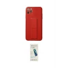 ieg™ iPhone 11 Pro Max Kılıf Akış Doku - Şeffaf Pasifik Cam Ekran Koruyucu