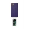 ieg™ iPhone 11 Pro Max Kılıf Akış Doku - Siyah 360 Mat Full Body Arka Koruyucu