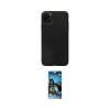 ieg™ iPhone 11 Pro Max Kılıf Kozmos Yansıma Özel Seri - Siyah 34D Izgaralı Cam
