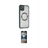 ieg™ iPhone 11 Pro Max Kılıf Kutup Modern - Siyah 34D Hayalet Izgaralı Cam