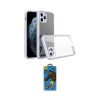 ieg™ iPhone 11 Pro Max Kılıf Nova Asil Özel Seri - Siyah 18D Cam Ekran Koruyucu