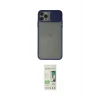 ieg™ iPhone 11 Pro Max Kılıf Vadi Çizgi - Siyah 20D Premium Cam Ekran Koruyucu