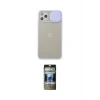 ieg™ iPhone 11 Pro Max Kılıf Vadi Çizgi - Siyah 34D Hayalet Izgaralı Cam
