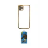 ieg™ iPhone 11 Pro Max Kılıf Vadi Minimal - Siyah 18D Cam Ekran Koruyucu