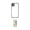 ieg™ iPhone 11 Pro Max Kılıf Vadi Minimal - Siyah 20D Premium Cam Ekran Koruyucu