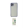 ieg™ iPhone 11 Pro Max Kılıf Vadi Minimal - Siyah 20D Premium Cam Ekran Koruyucu