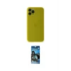 ieg™ iPhone 11 Pro Max Kılıf Yadigar Yansıma Serisi - Siyah 34D Izgaralı Cam