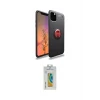 ieg™ iPhone 11 Pro Max Kılıf Yankı Form Prime - Siyah Polymer Nano Ekran Koruyucu