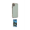 ieg™ iPhone 11 Pro Max Kılıf Yankı Serisi - Siyah 34D Izgaralı Cam