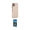 ieg™ iPhone 11 Pro Max Kılıf Yankı Serisi - Siyah 34D Izgaralı Cam