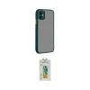 ieg™ iPhone 12 Kılıf Ahenk Çizgi Serisi - Siyah Polymer Nano Ekran Koruyucu