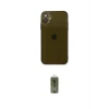 ieg™ iPhone 12 Kılıf Ahenk Doku - Siyah Joko Magic 5D Hayalet Cam