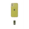ieg™ iPhone 12 Kılıf Ahenk Doku - Siyah Joko Magic 5D Hayalet Cam
