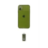 ieg™ iPhone 12 Kılıf Ahenk Doku - Siyah Joko Magic 5D Hayalet Cam