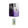ieg™ iPhone 12 Kılıf Eksen Minimal Özel Seri - Siyah Polymer Nano Ekran Koruyucu