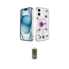 ieg™ iPhone 12 Kılıf Kozmos Doku - Siyah Joko Magic 5D Hayalet Cam