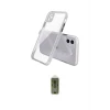 ieg™ iPhone 12 Kılıf Nova Asil Özel Seri - Siyah Joko Magic 5D Hayalet Cam