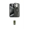 ieg™ iPhone 12 Kılıf Nova Asil Prime - Siyah Joko Magic 5D Hayalet Cam