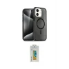 ieg™ iPhone 12 Kılıf Nova Asil Prime - Siyah Polymer Nano Ekran Koruyucu