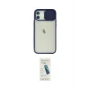 ieg™ iPhone 12 Kılıf Vadi Çizgi - Şeffaf Pasifik Cam Ekran Koruyucu