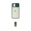 ieg™ iPhone 12 Kılıf Vadi Çizgi - Siyah Joko Magic 5D Hayalet Cam
