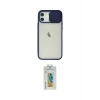 ieg™ iPhone 12 Kılıf Vadi Çizgi - Siyah Polymer Nano Ekran Koruyucu