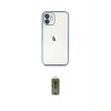 ieg™ iPhone 12 Kılıf Vadi Minimal - Siyah Joko Magic 5D Hayalet Cam